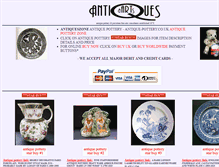 Tablet Screenshot of antique-pottery.co.uk